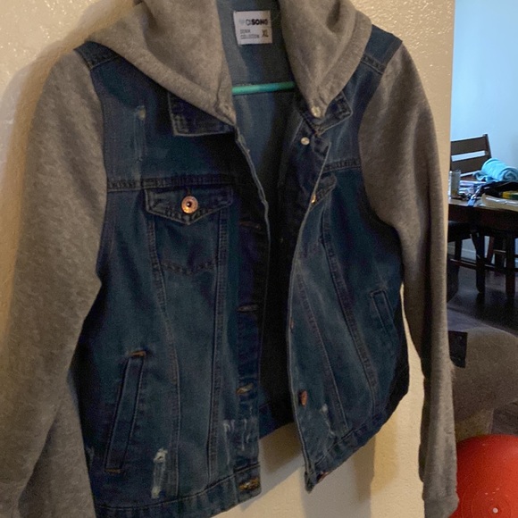 Denim / sweatshirt jacket XL - Picture 7 of 9
